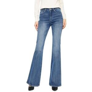 Kan Can Cat's Whiskers High Waist Flare Jeans - KC7340M - Size 11/29